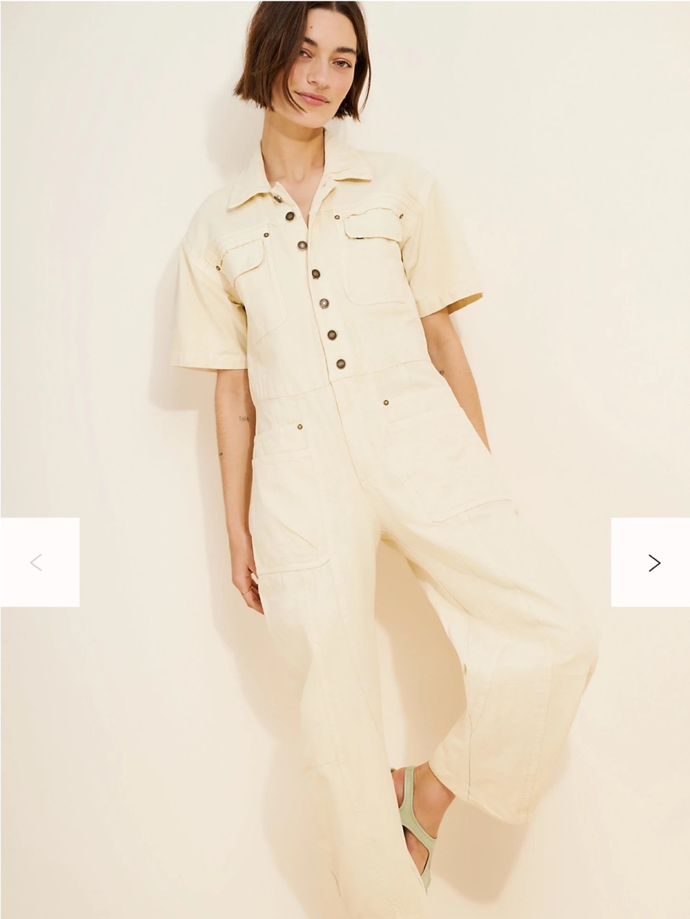 Free people Maxie Washed Coveralls